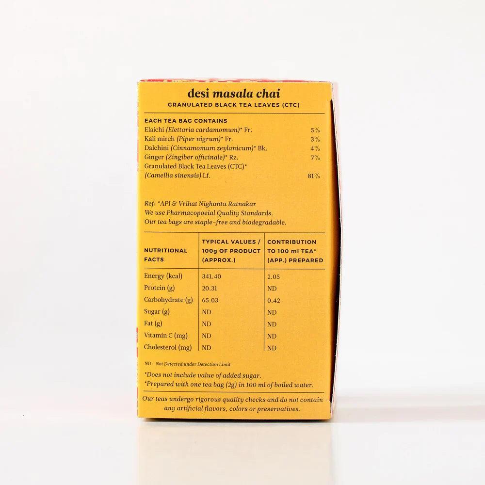 Butterfly Ayurveda Desi Masala Chai – Authentic Assam Black Tea with Spices – 100g