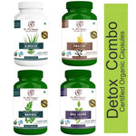 DR. JPG ORGANIC Aloe vera, Amaltas, Bael Leaves & Moringa Capsules For Detox Body 240 veg. Capsules (60 Cap. In Each Bottle) INDIA ORGANI Certified.