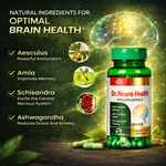 Cipzer Dr. Neuro Health Capsules - Natural Cognitive Vitality & Mental Focus (60 Capsules)