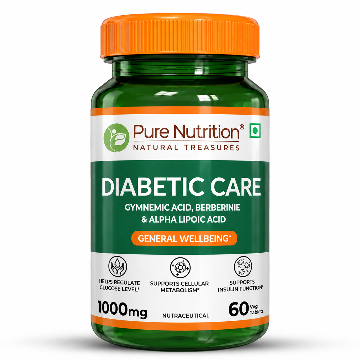 Pure Nutrition Diabetic Care Veg Tablet - 60 Capsules