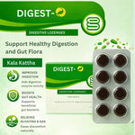 DIGEST-O Digestive Candy Kala Khatta | Gas Relief Tablets | Ayurvedic Digestion | Jeera Ajwain Lozenges | 24 Each Lozenges-1Box