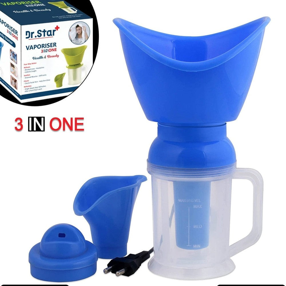 3 in 1 vaporiser used in inhaling specially during cold and ill body types etc
