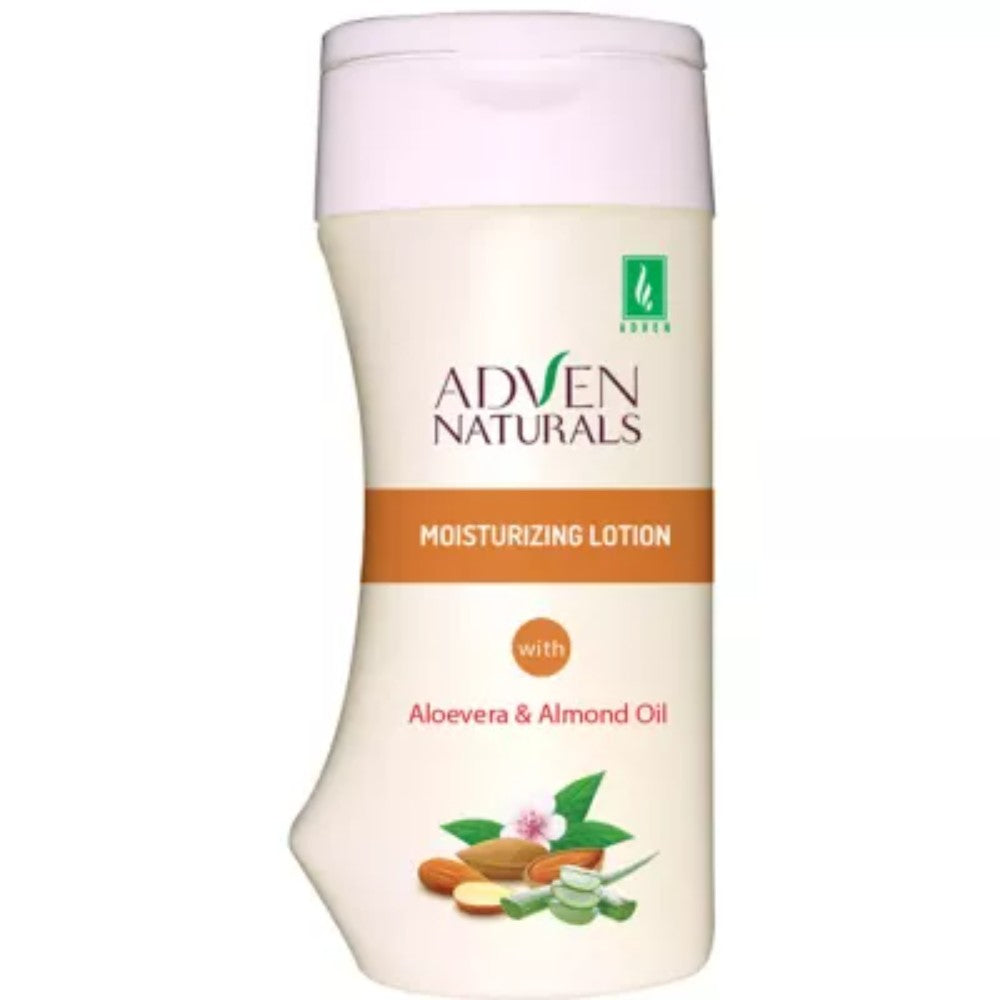 adven moisturizing lotion with aloe vera, almond oil (100ml)