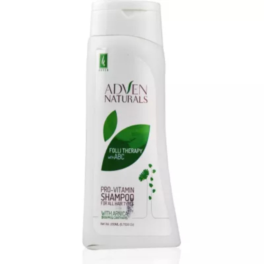 adven pro vitamin shampoo with arnica, brahmi and cantharis (200ml)