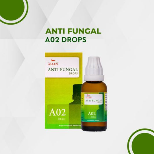 allen a02 anti fungal drop 30ml (used in fungal infection, ringworm, blisters on feet, dry skin, itc
