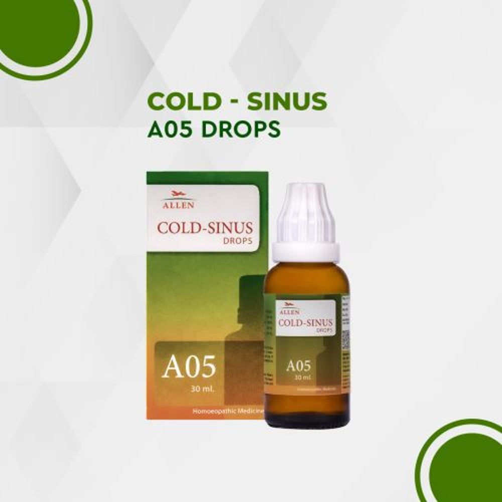 allen a05 cold-sinus drop 30ml (running nose watery eyes feeling distress post-nasal drip common col