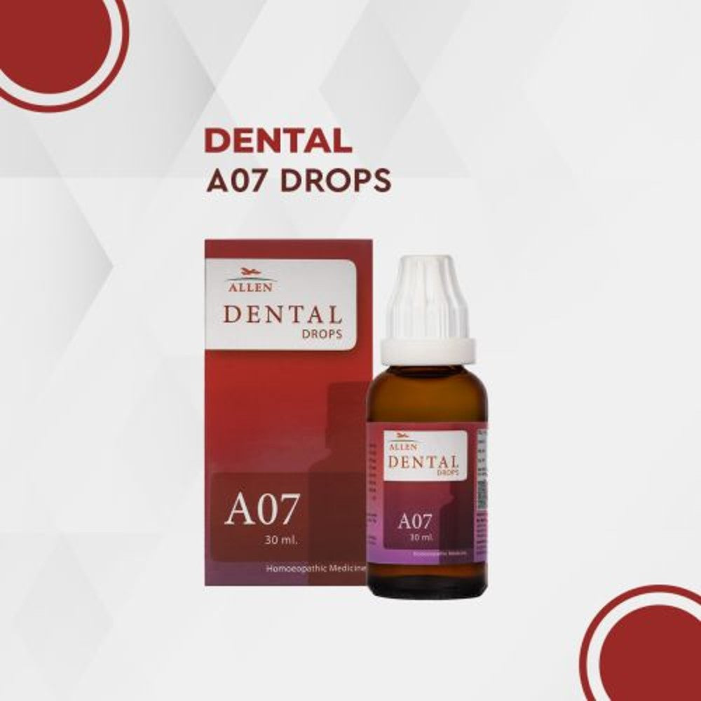 allen a07 dental drop 30ml (relieves toothache, pain, sensitivity in teeth & gums, pain in cavity)