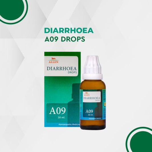 allen a09 diarrhoea drop 30ml (diarrhoea, gas, nausea, loose stools, dysentery and intestinal catarr