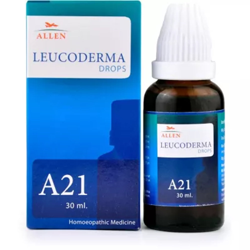 allen a21 leucoderma drop 30ml (vitiligo, pigmentation (white discoloration) of skin.)