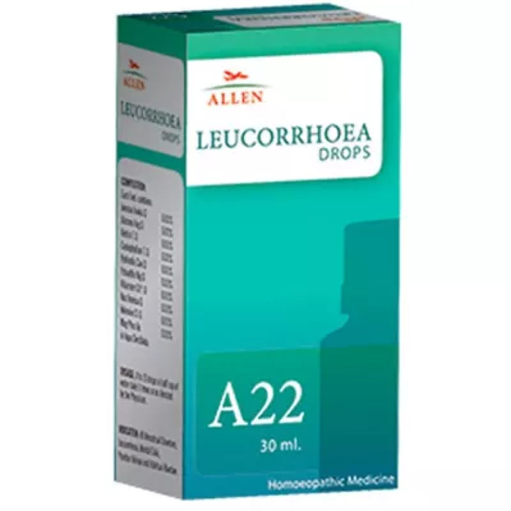 allen a22 leucorrhoea drop 30ml (climacteric complaints, irregular menses, intense itching at vulva)