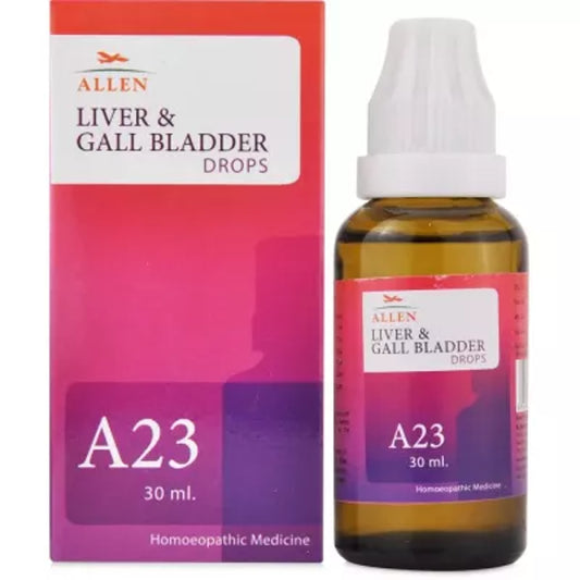 allen a23 liver and gall bladder drop 30ml (loss of appetite, liver complaints, improves digestion,