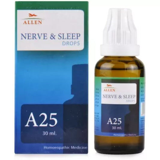 allen a25 nerve and sleep drop 30ml (helps in disturbed sleep, sleeplessness, relieves anxiety, rest