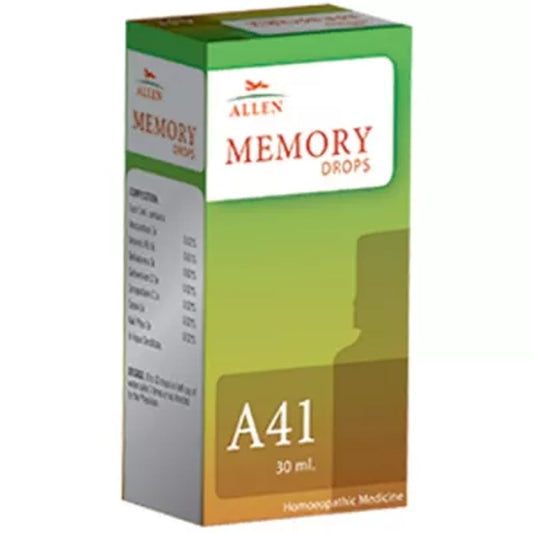allen a41 memory drop 30ml (improves memory power in students and aged, helps concentration, forgetf