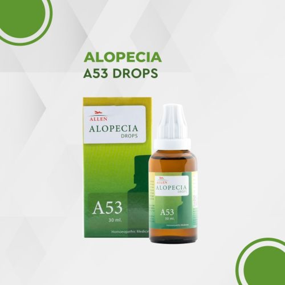 allen a53 alopecia drop 30ml (sensitive scalp, with or without eczema of scalp, strengthens hair roo