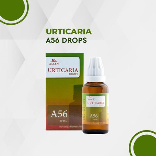 allen a56 urticaria drop 30ml (for rashes, urticaria, psoriasis, boils,skin diseases)
