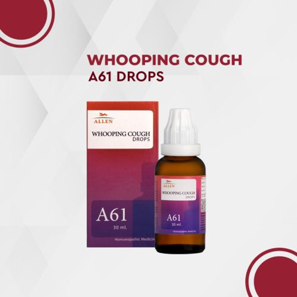 allen a61 whooping cough drop 30ml (for cough, difficult breathing, suffocative cough, sore throat)
