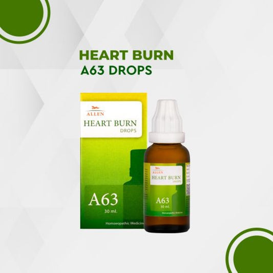 allen a63 heart burn drop 30ml (chest pain, throat pain, burning in chest, stomach, reflux, nausea)