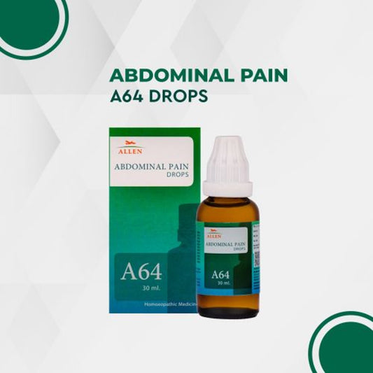 allen a64 abdominal pain drop 30ml (acute pain in abdomen with existing conditions like peptic ulcer