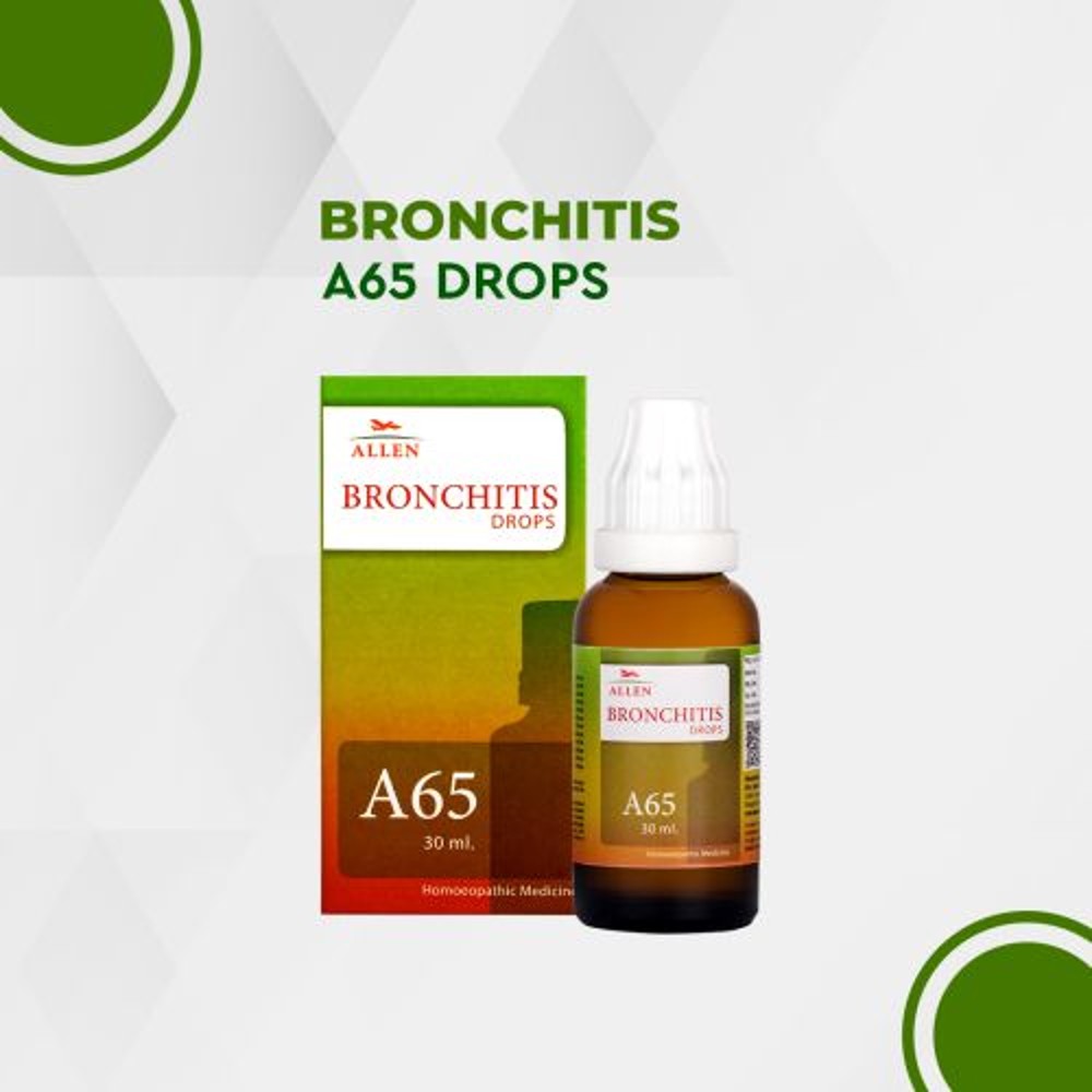 allen a65 bronchitis drop 30ml ( for dry spasmodic cough, sore throat, hoarseness, cough and chest p