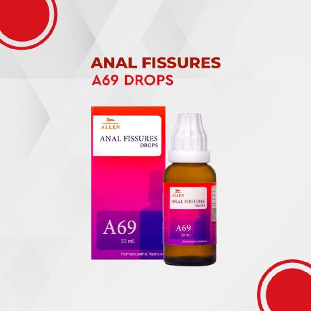 allen a69 anal fissures drop 30ml (targeted relief for rectal pain,soothing lacerations, cracks, and