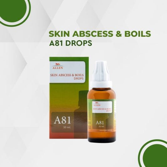 allen a81 skin abscess and boils drop 30ml (boils, acne, redness of skin, itching, pus formation, ca