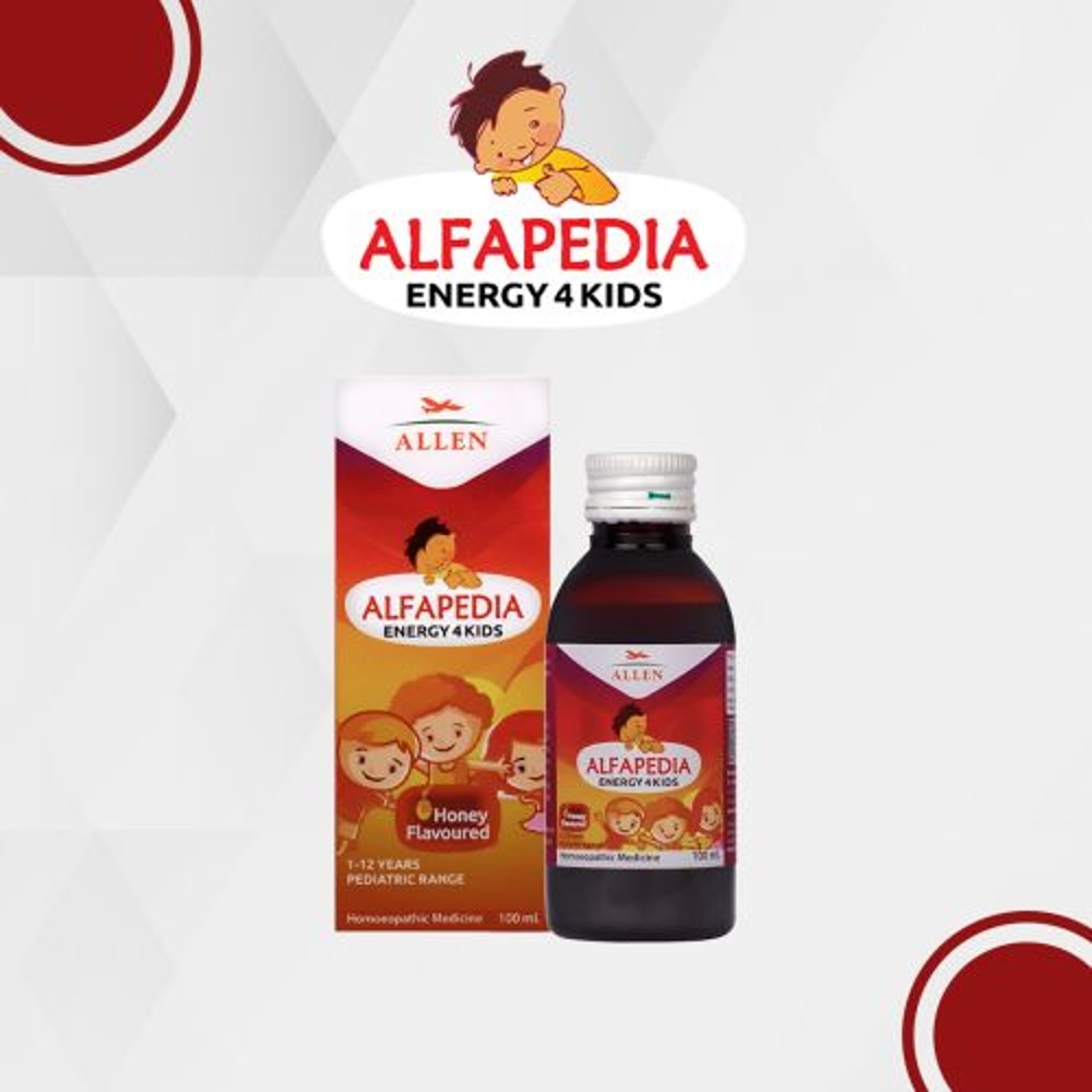 allen alfapedia energy 4 kids syrup 100ml (it can help in dealing with physical weakness and in mana