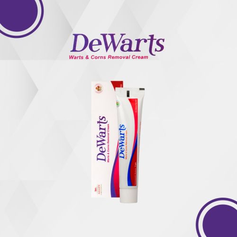 allen dewarts cream 25gm (dewarts cream gently reduces many skin related problems, effective in wart