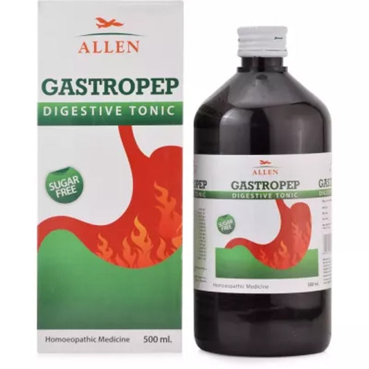 allen gastropep digestive sugar free tonic 500ml (sugar free homeopathic remedy useful in the case o