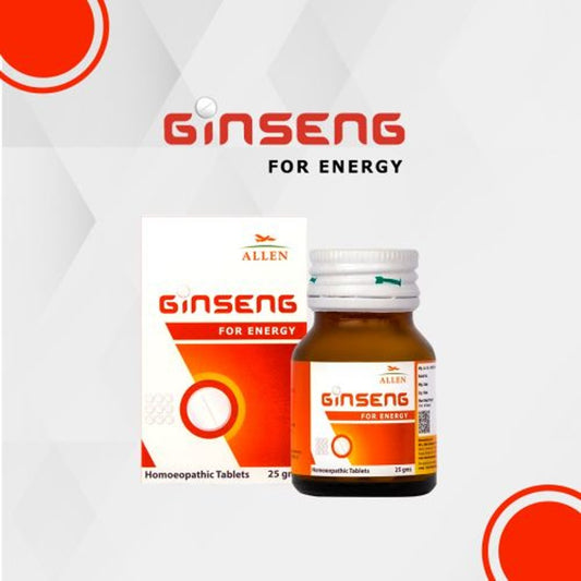 allen ginseng for energy tablet 25gm (improves immunity, memory, relieves anxiety, fatigue,tension)