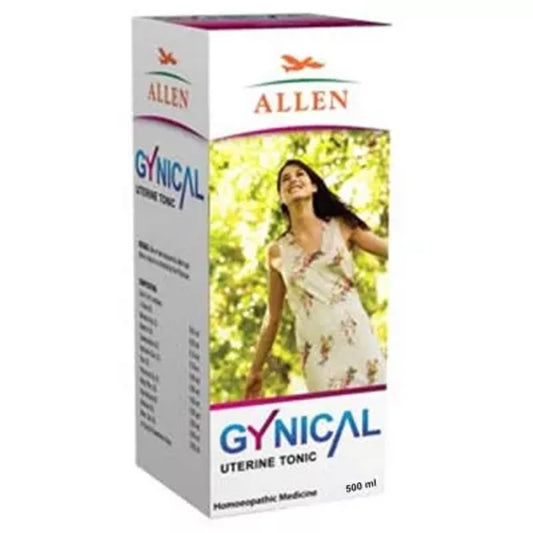 allen gynical uterine tonic 500ml (irregular bleeding, uterine diseases, white discharge, back pain)