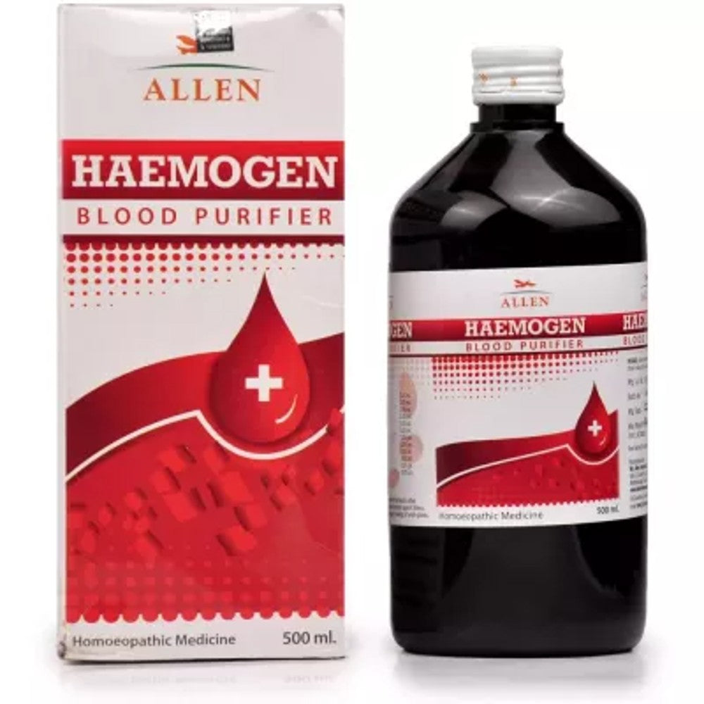 allen haemogen 500ml (Blood Purifiers) (for unclean skin, pimples, acne, frequent boils, remove imp