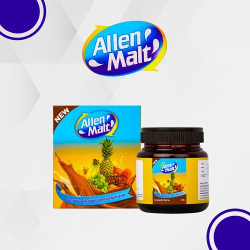 allen malt 300gm (useful in general weakness, low weight, loss of appetite, anaemia)