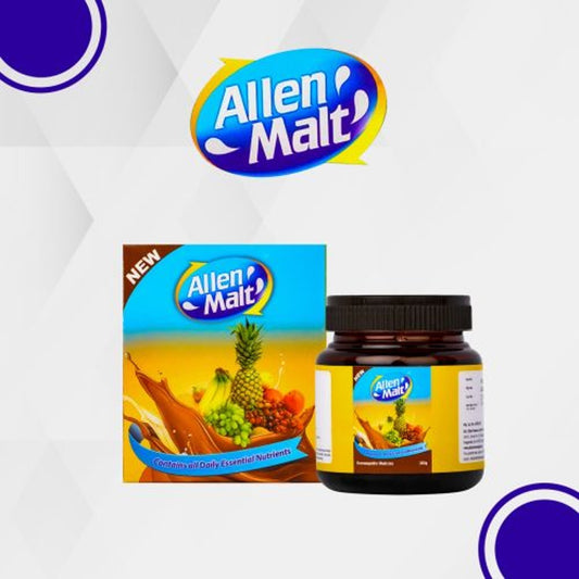 allen malt 300gm (useful in general weakness, low weight, loss of appetite, anaemia)