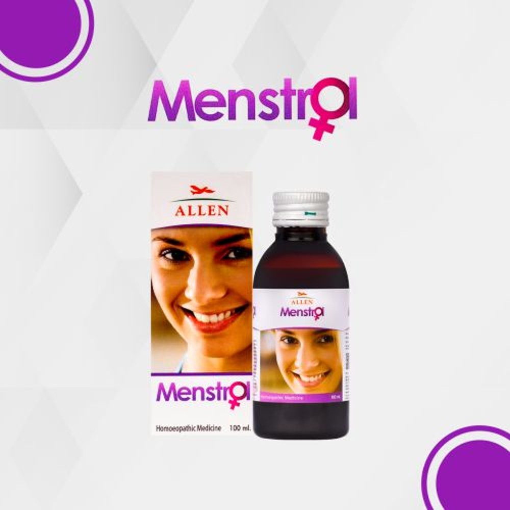 allen menstrol leucorrhoea tonic 100ml (beneficial for foul vaginal discharge beneficial for menstru