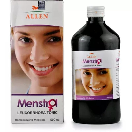 allen menstrol leucorrhoea tonic 500ml (beneficial for foul vaginal discharge beneficial for menstru