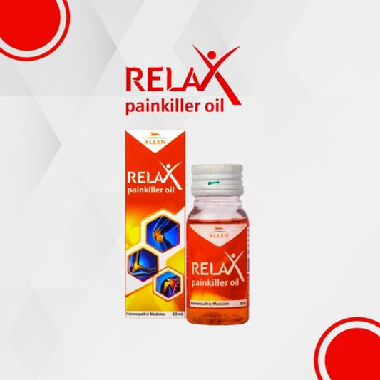allen relax pain killer oil 60ml (for neuralgic pains, backache, headache, lumbago,gout, sprain)