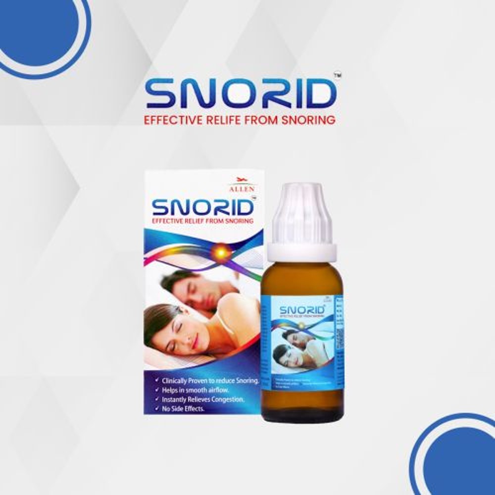allen snorid drop 30ml (helps in the management of snoring disorders removes the blockage in the air