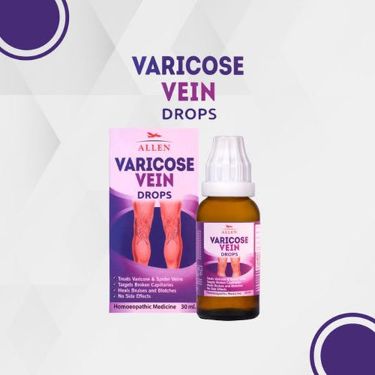 allen varicose vein drops 30ml ( experience lasting relief from varicose veins, swelling, and inflam