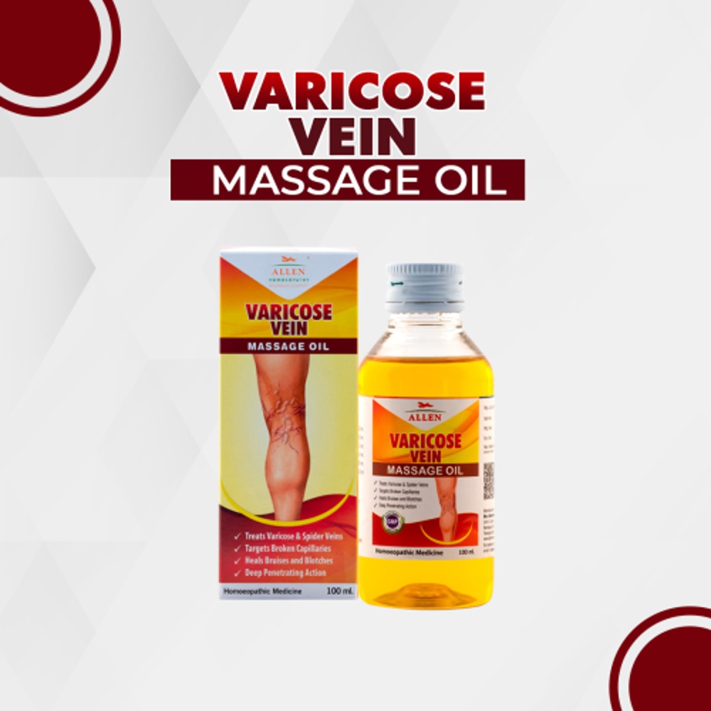allen varicose vein massage oil 100ml ( varicose, spider veins, broken capillaries and heavy legs )