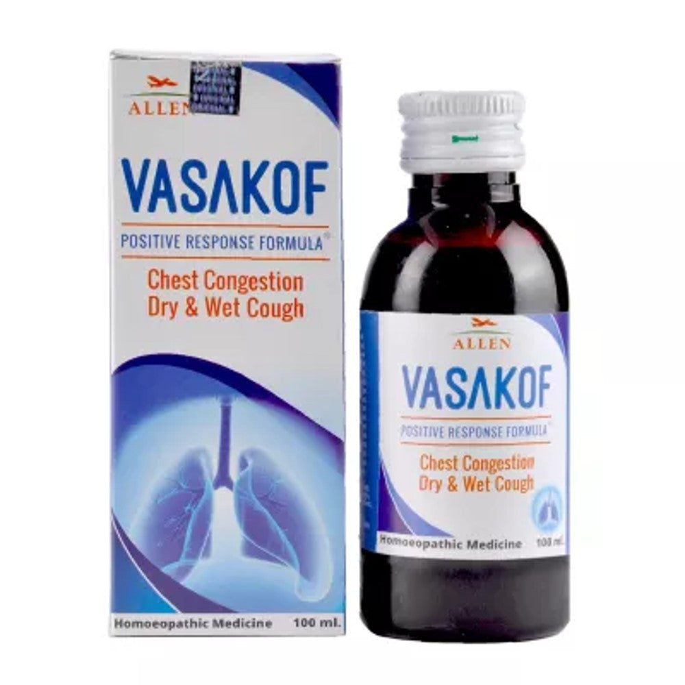 allen vasakof cough syrup 100ml ( helps in bronchitis, wheezing, dry cough with vomiting, breathless