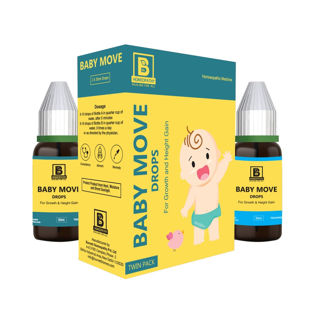 burnett baby move (twin pack) 30 ml