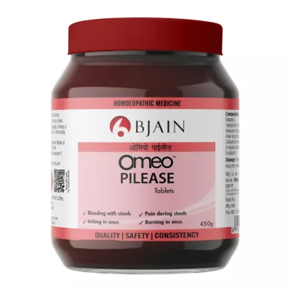 bjain omeo piles tablet (450gm) (piles, fissure)