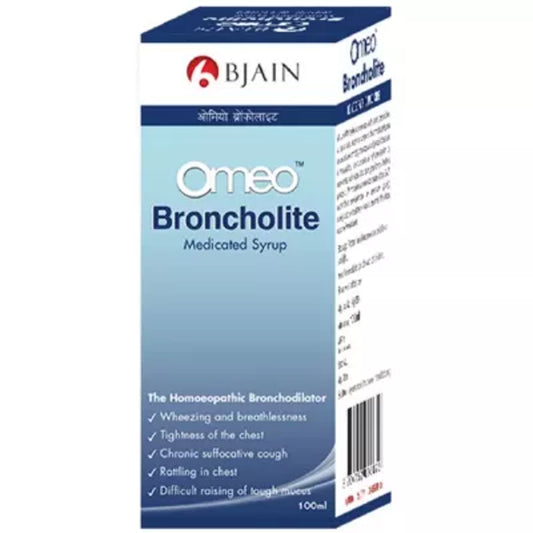 bjain omeo broncholite syrup (100ml) (breathlessness)