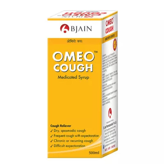 bjain omeo cough syrup (500ml) ( cough and chest pain)