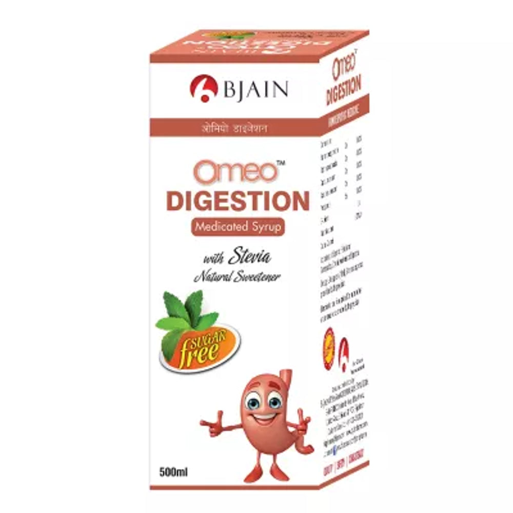 bjain omeo digestion syrup sugar free (500ml) (constipation)