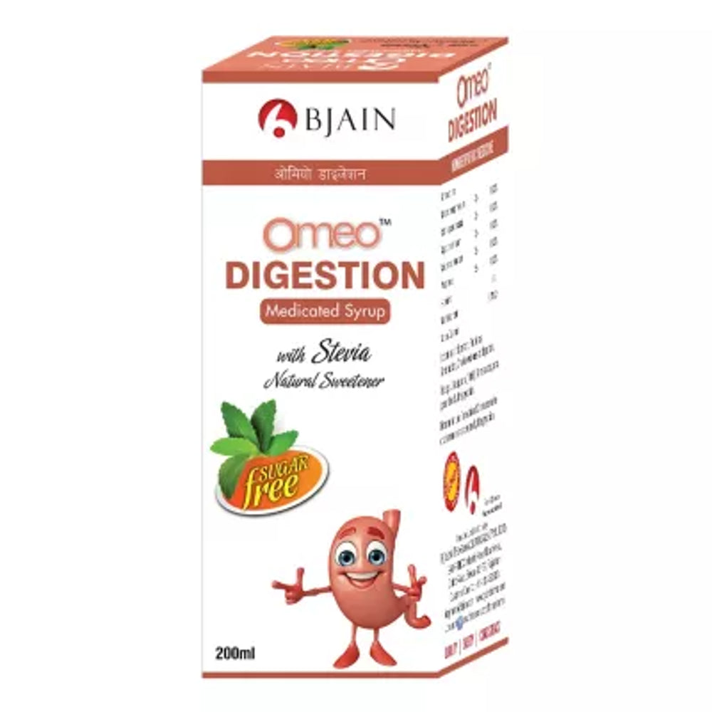 bjain omeo digestion syrup sugar free (200ml) (constipation)