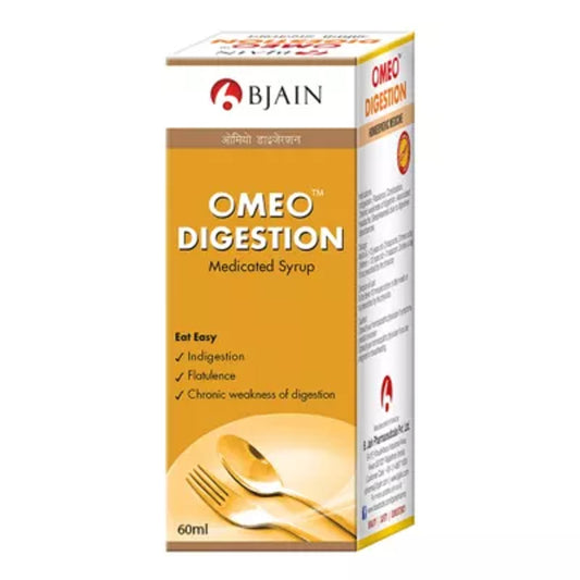 Bjain Omeo Digestion Medicated Syrup (60ml) (indigestion)