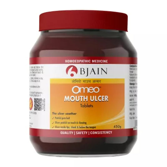 bjain omeo mouth ulcer tablets (450g)