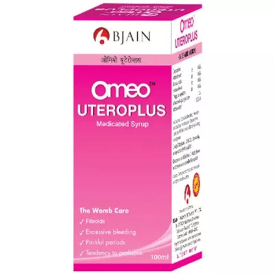 bjain omeo uteroplus syrup (100ml) (painful, irregular menses)