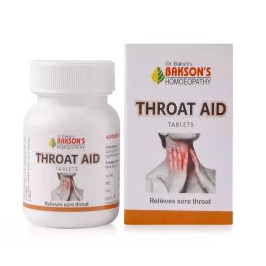 bakson throat aid tablets (75tab) sore throat, hoarseness with loss of voice, laryngitis and pharyng